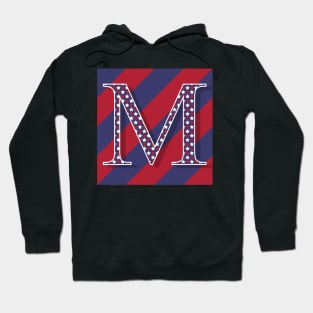 Old Glory Letter M Hoodie